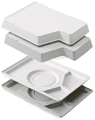 Rieber Thermotray-Set-Kompakttablett - flieder