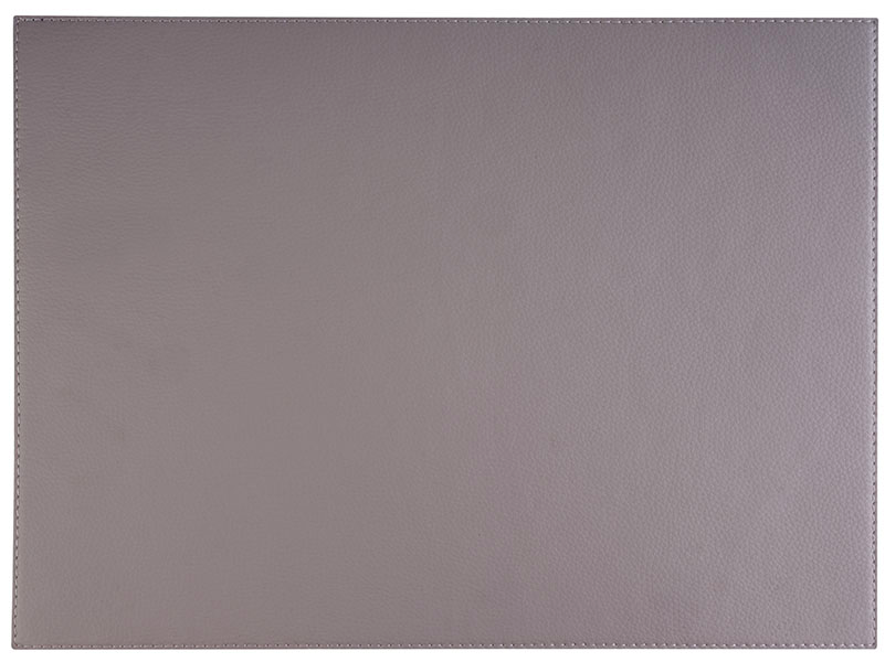 Tischset -KUNSTLEDER- 45 x 32,5 cm , Grau