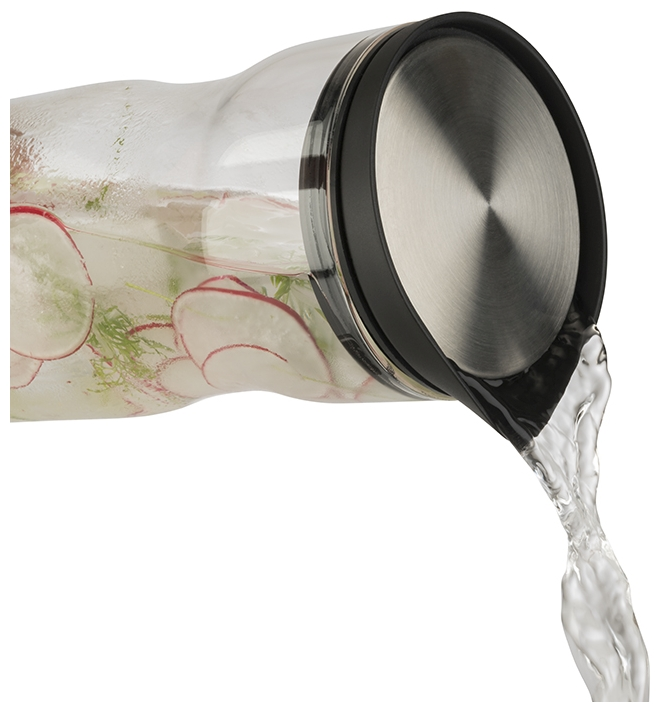 Glaskaraffe Ø 8 cm, H: 32 cm, 1,2 Liter