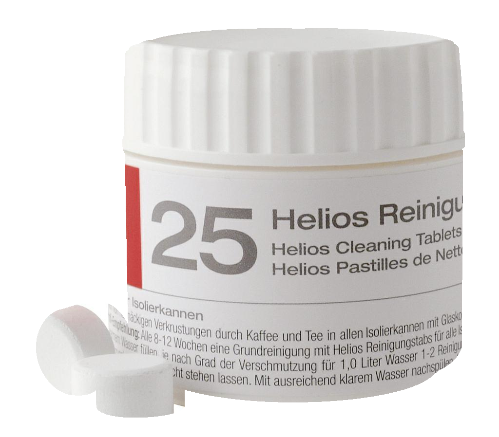Reinigungstabletten - 25 Stück - Helios Reinigungstabs -