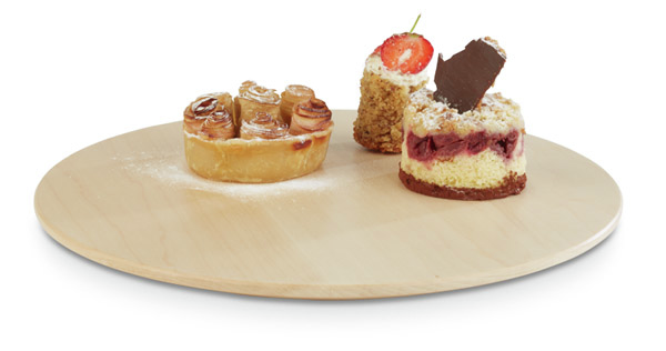 Tablett -APS PLUS- Ø 30 cm, H: 2 cm , Beige