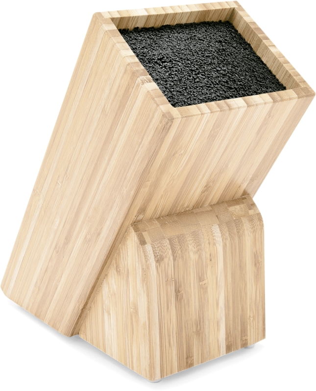 Messerblock, 25 x 25 x 12,2 cm, Holz