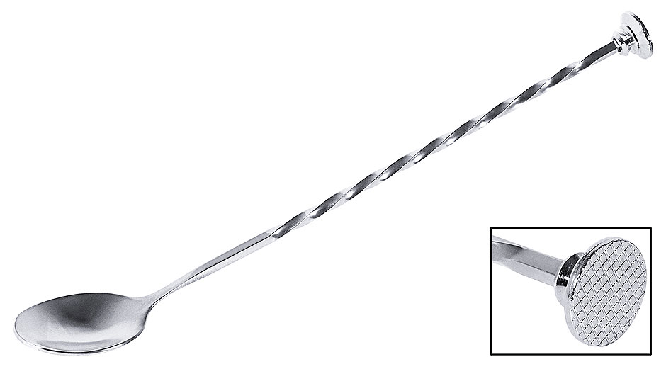 Barlöffel mit Stößel