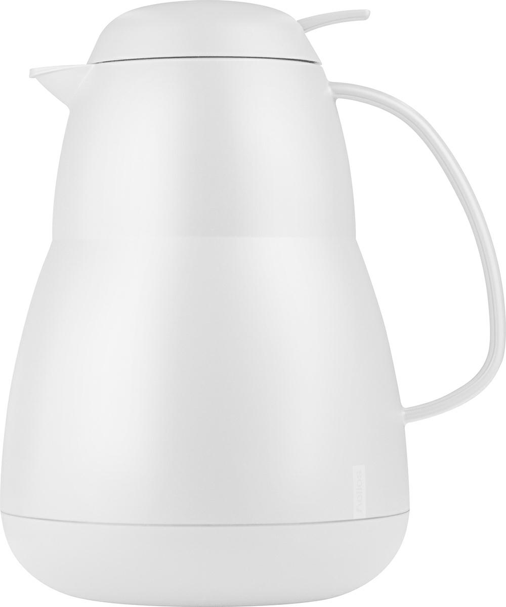 Isolierkanne 1,0 l weiß - Helios Zeo -